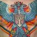 Tattoos - Double Headed Phoenix Chest Tattoo - 86063